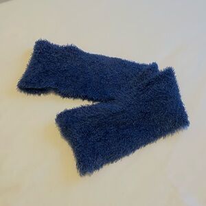 Navy Blue Cozy Fuzzy Lightweight Infinity Scarf